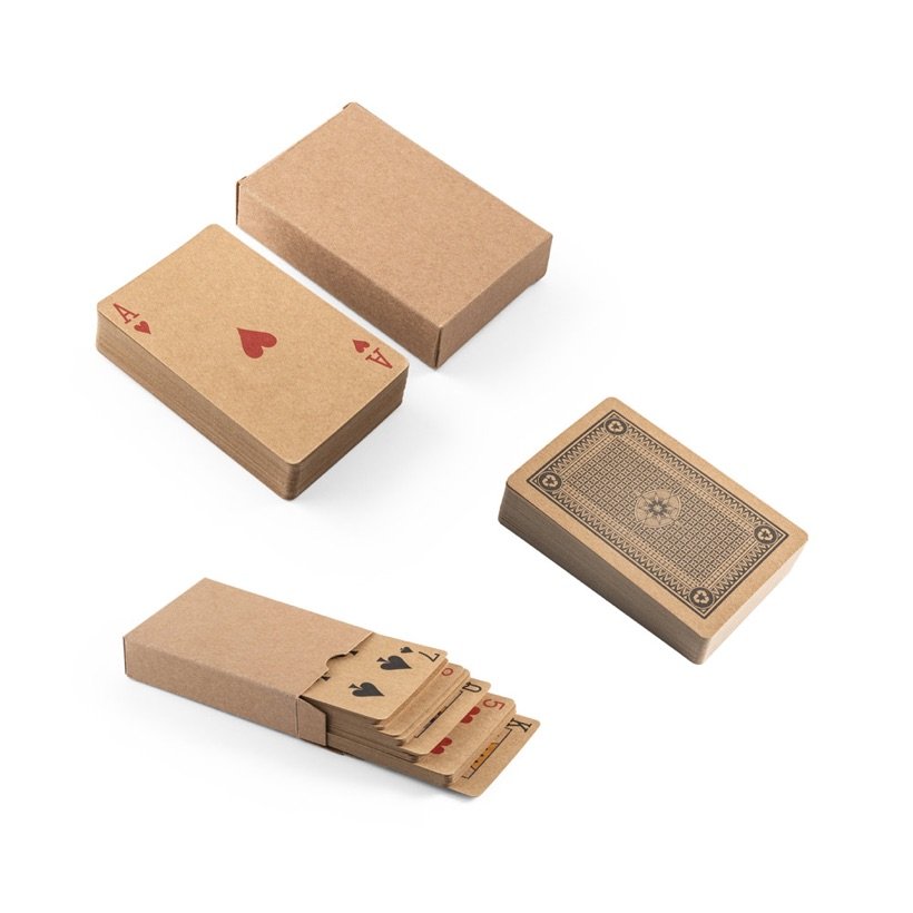 Baralho Fischer em Papel Kraft Sustentável — Conjunto