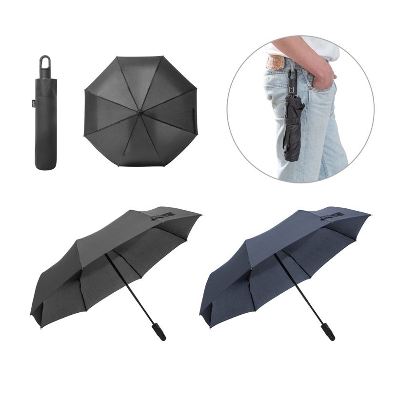 Guarda-Chuva Dobrável Reciclado Gustavo 23" — Conjunto