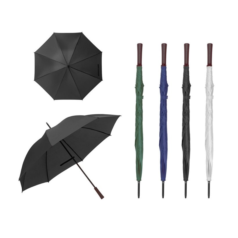 Guarda-Chuva Manual Pega de Madeira Roberto II — Conjunto