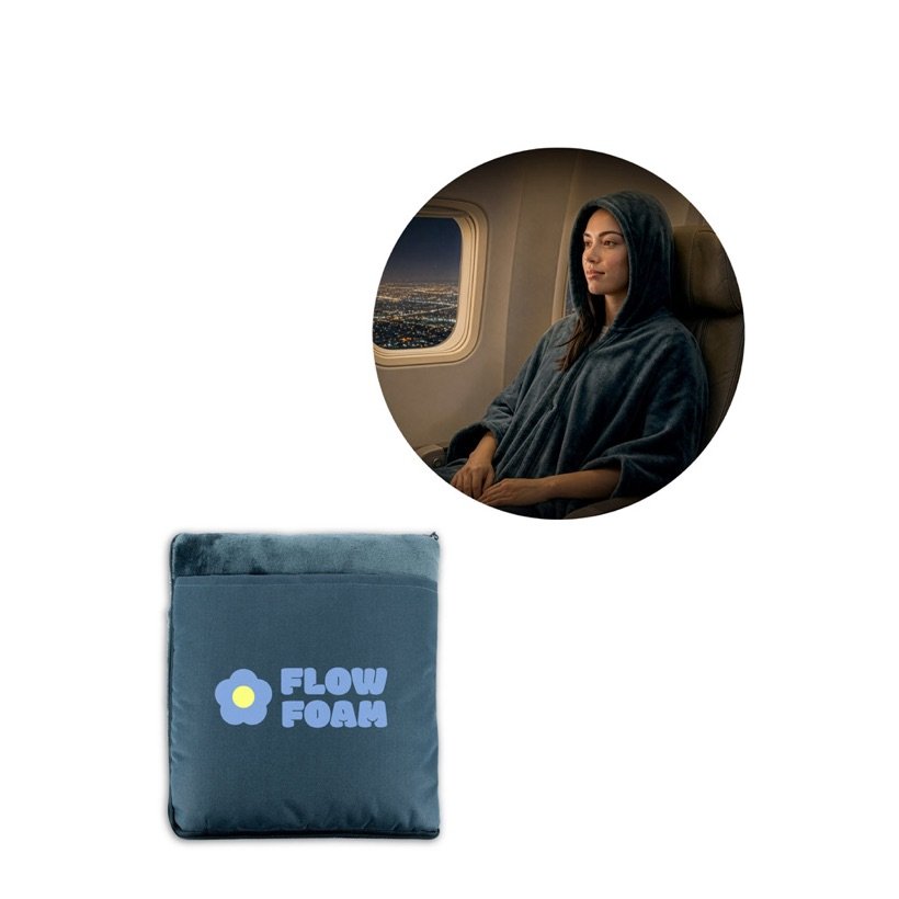 Manta 3 em 1 Snuggy com Alça para Trolley — Conjunto